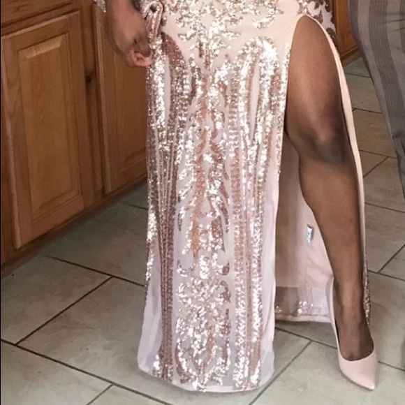 Rose Gold Formal Gown - Picture 7 of 7